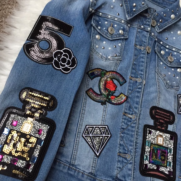 Custom Made CHANEL Jean jacket - Picture 2 of 4